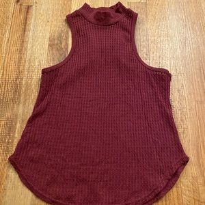 Polyester Red Tank Top